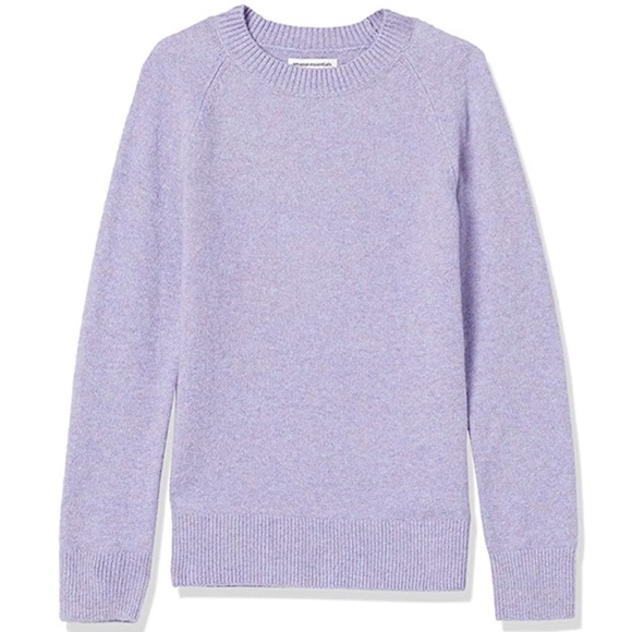 NEW: Ultrasoft Mauve Crewneck Knit Sweater - Picture 2 of 3